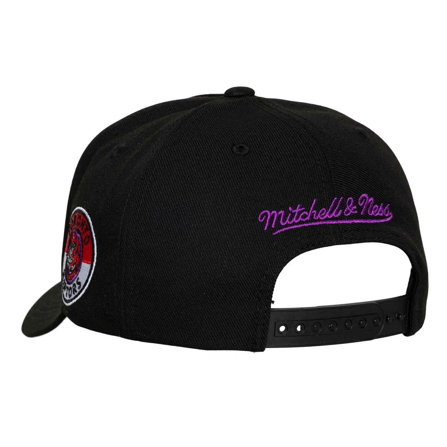 Toronto Raptors NBA Pro Pinch Snapback Mitchell & Ness Black Official NBA Fan Gear