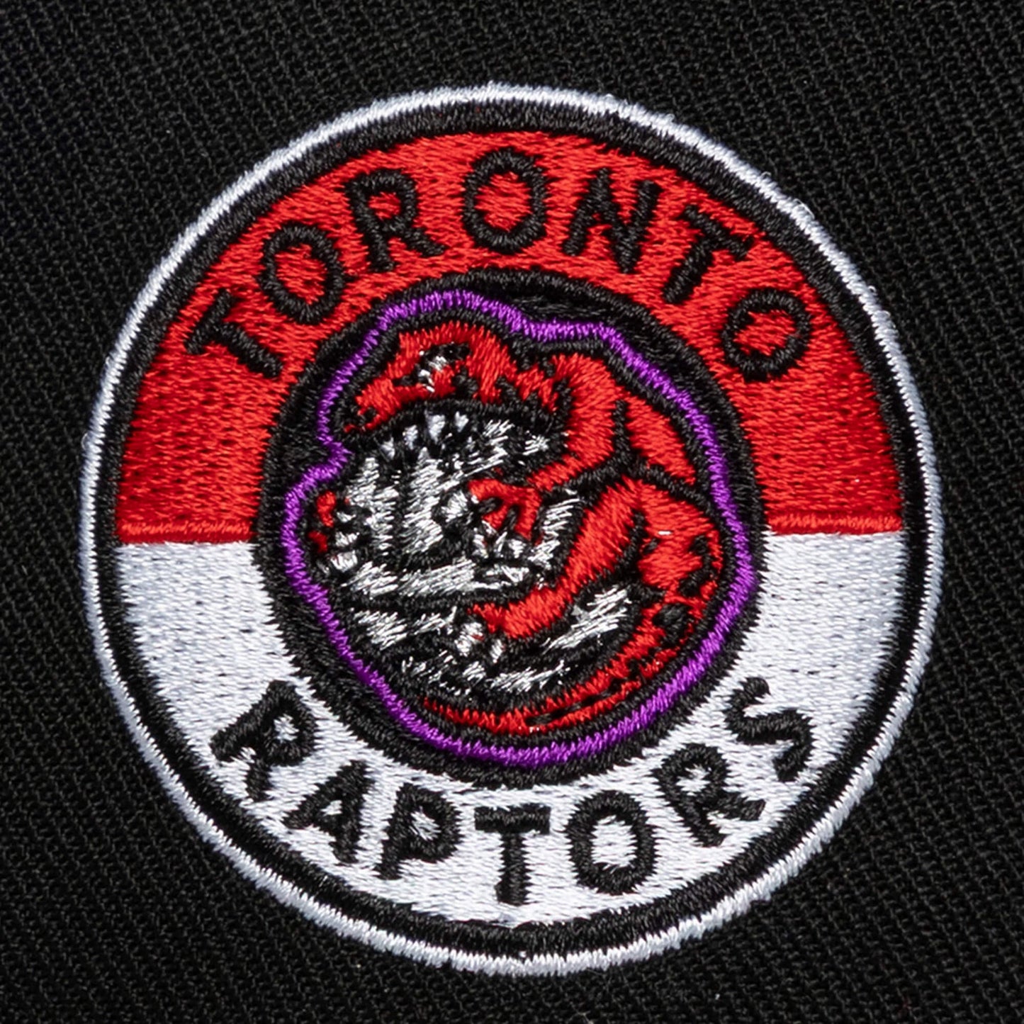 Toronto Raptors NBA Pro Pinch Snapback Mitchell & Ness Black Official NBA Fan Gear