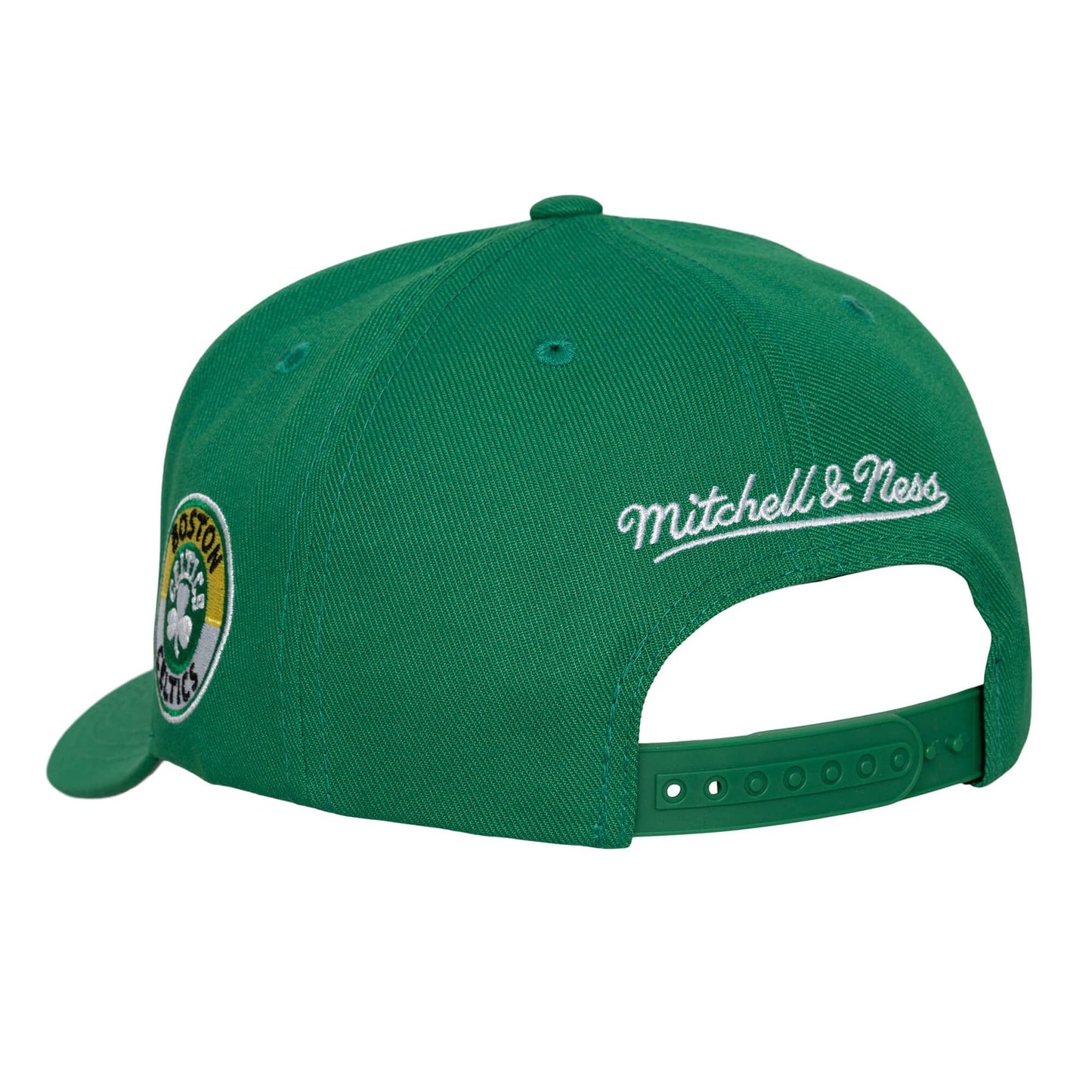 Boston Celtics NBA Pro Pinch Snapback Mitchell & Ness Green Official NBA Fan Gear