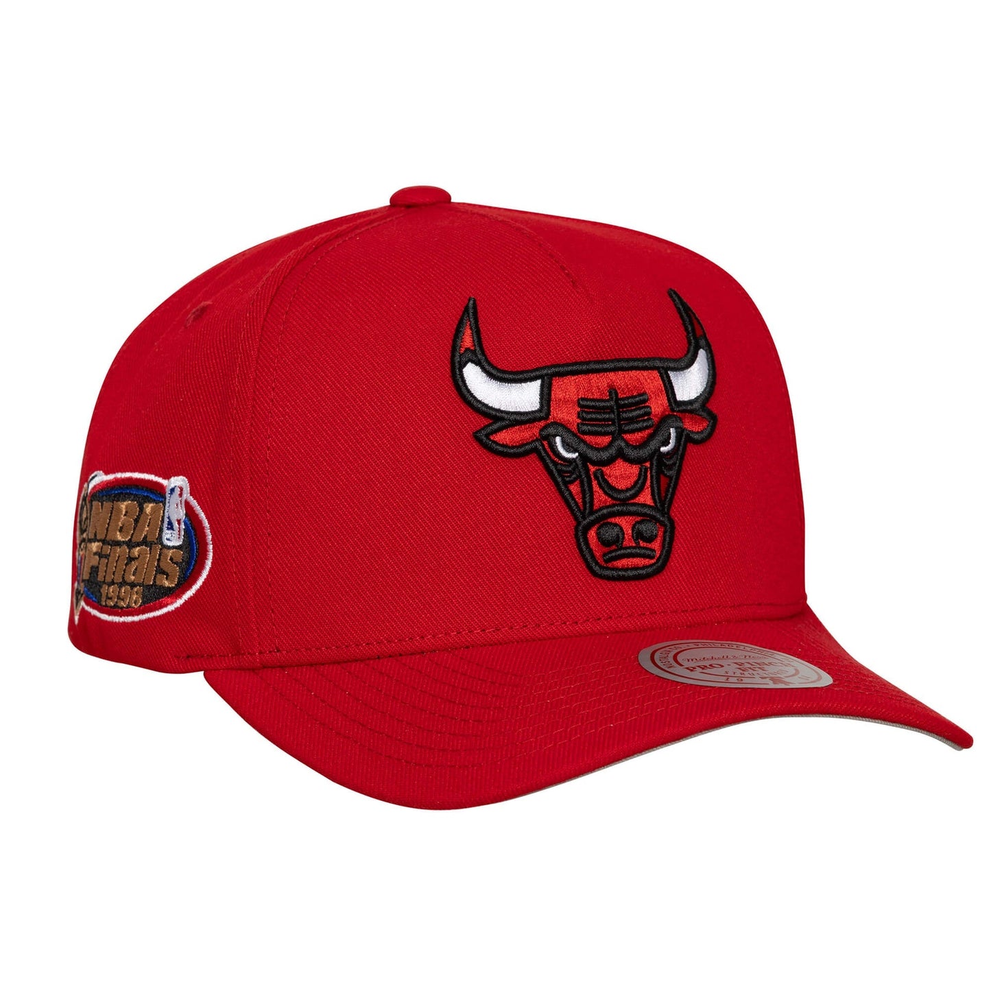 Chicago Bulls NBA Pro Pinch Snapback Mitchell & Ness Red Official NBA Fan Gear