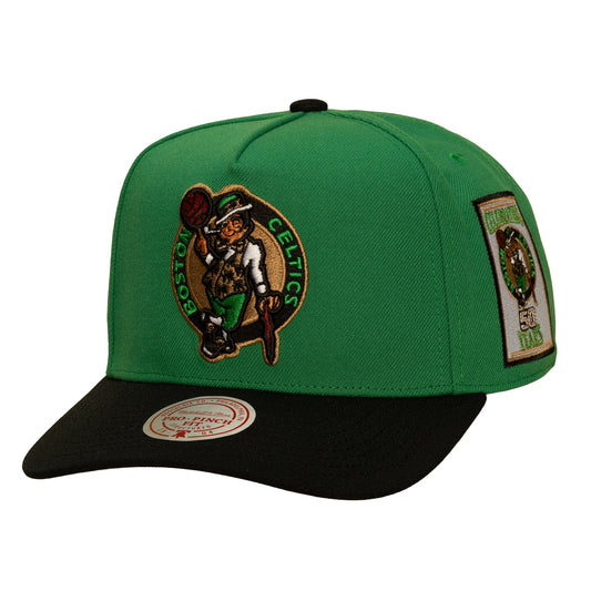Boston Celtics NBA In the City Pro Snapback Mitchell & Ness Green Official NBA Fan Gear
