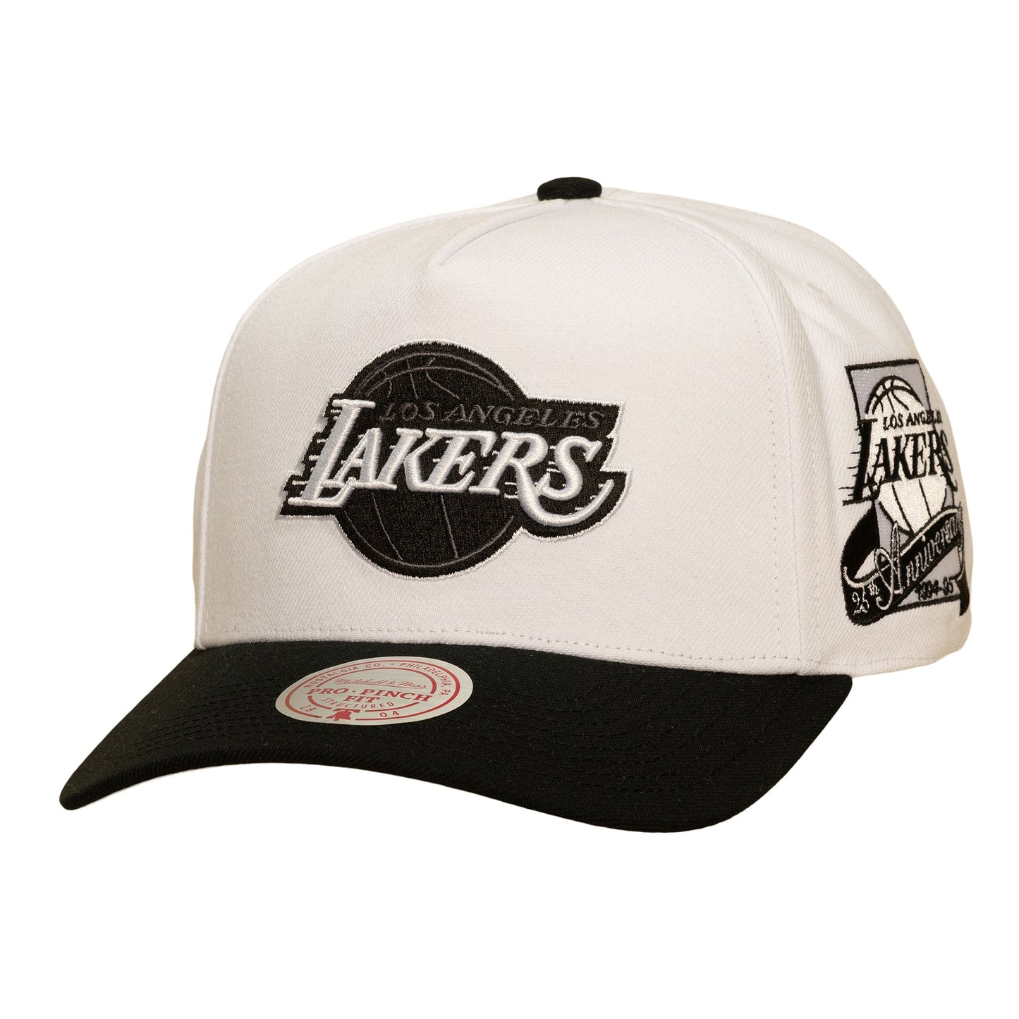 Los Angeles Lakers NBA In the City Pro Snapback Mitchell & Ness White Official NBA Fan Gear
