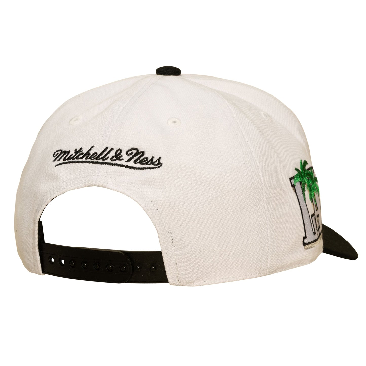 Los Angeles Lakers NBA In the City Pro Snapback Mitchell & Ness White Official NBA Fan Gear