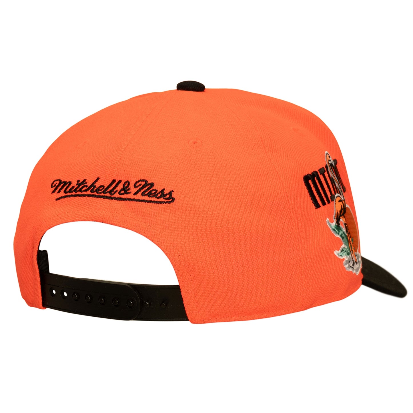 Miami Heat NBA In the City Pro Snapback Mitchell & Ness Neon Pink Official NBA Fan Gear