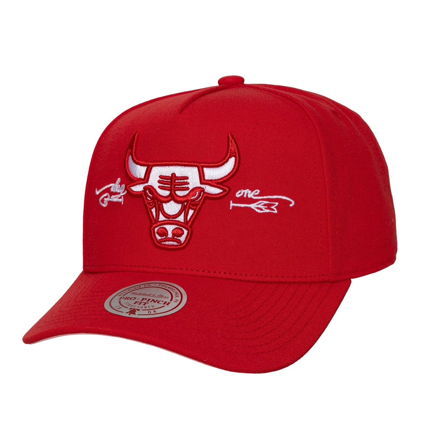Chicago Bulls NBA Shot Through the Heart Pro Snapback Mitchell & Ness Official NBA Fan Gear