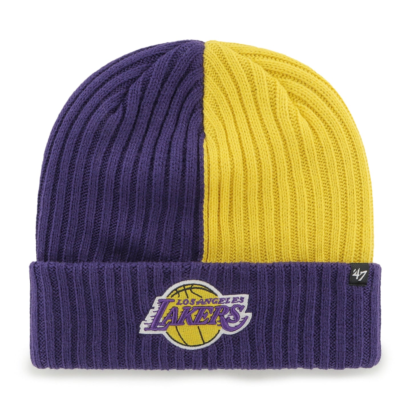 LOS ANGELES LAKERS FRACTURE '47 CUFF KNIT Official NBA Fan Gear