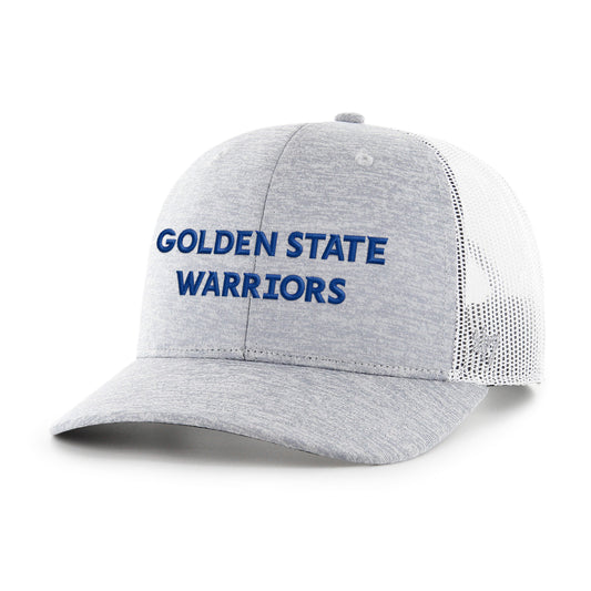 GOLDEN STATE WARRIORS HARRINGTON SCRIPT '47 TRUCKER Official NBA Fan Gear