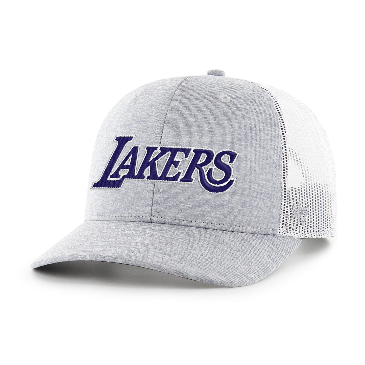 LOS ANGELES LAKERS HARRINGTON SCRIPT '47 TRUCKER Official NBA Fan Gear