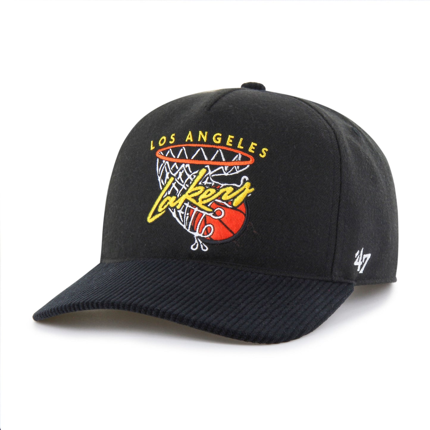 LOS ANGELES LAKERS HOOPS CORD '47 HITCH RF RELAXED FIT Official NBA Fan Gear