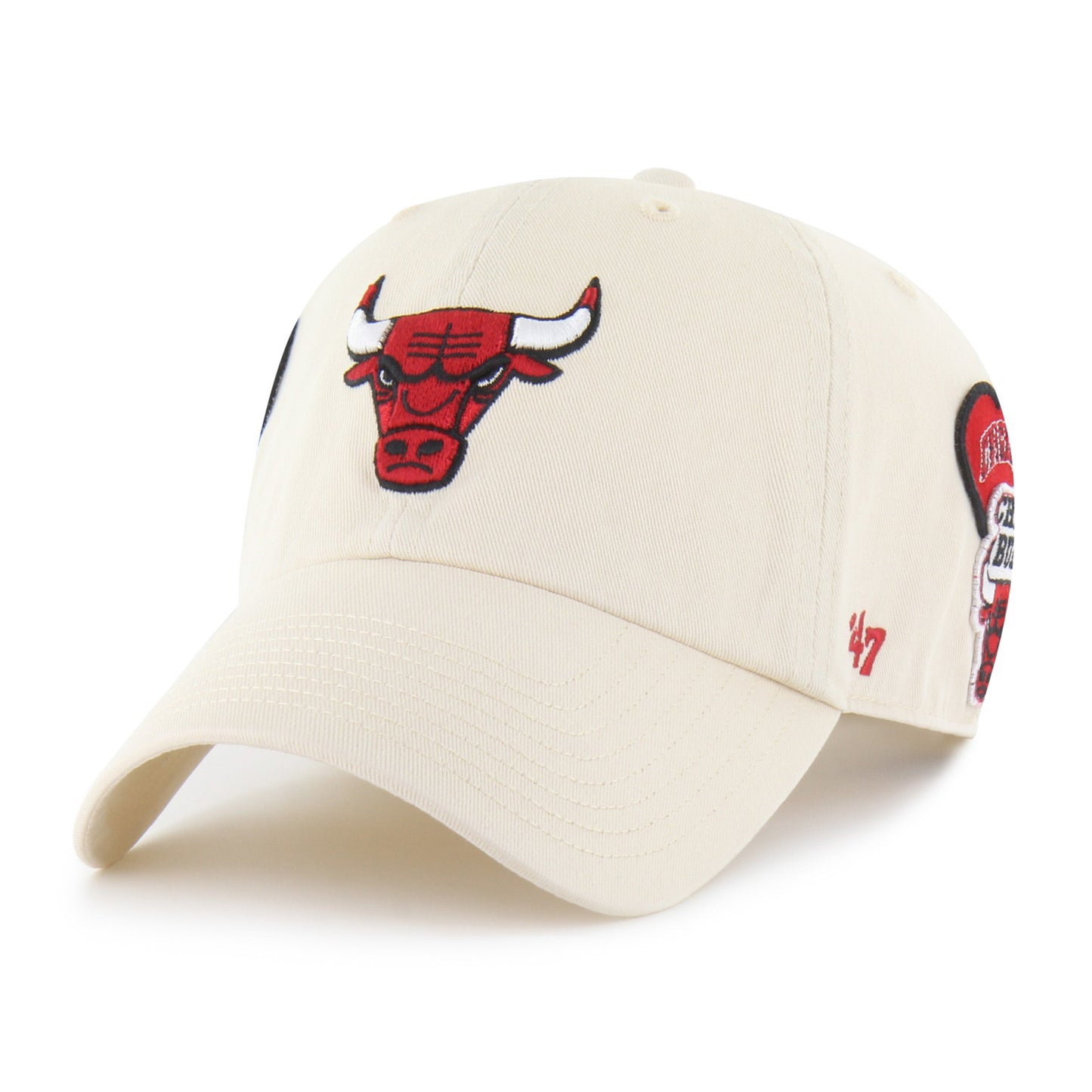 CHICAGO BULLS BADGES '47 CLEAN UP Official NBA Fan Gear