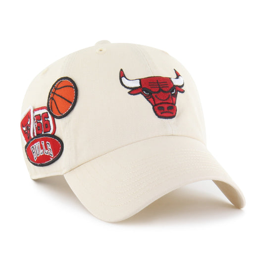 CHICAGO BULLS BADGES '47 CLEAN UP Official NBA Fan Gear