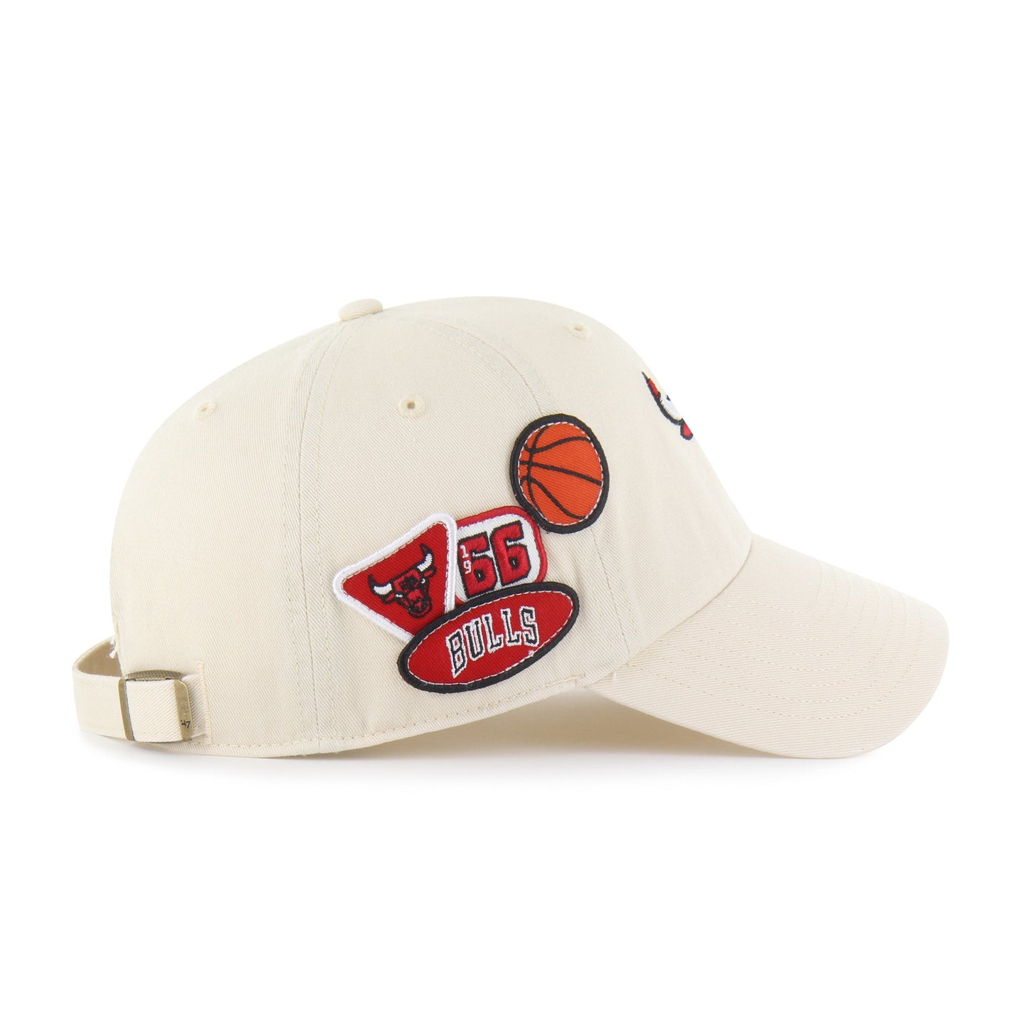 CHICAGO BULLS BADGES '47 CLEAN UP Official NBA Fan Gear