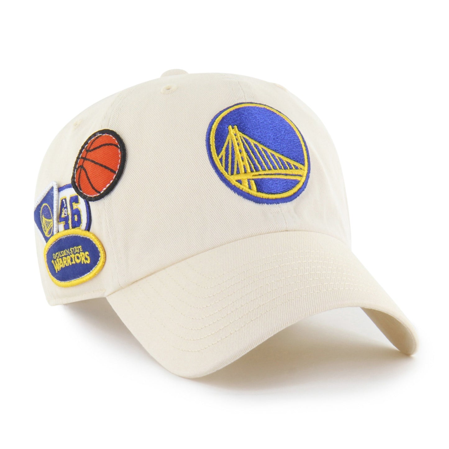 GOLDEN STATE WARRIORS BADGES '47 CLEAN UP Official NBA Fan Gear