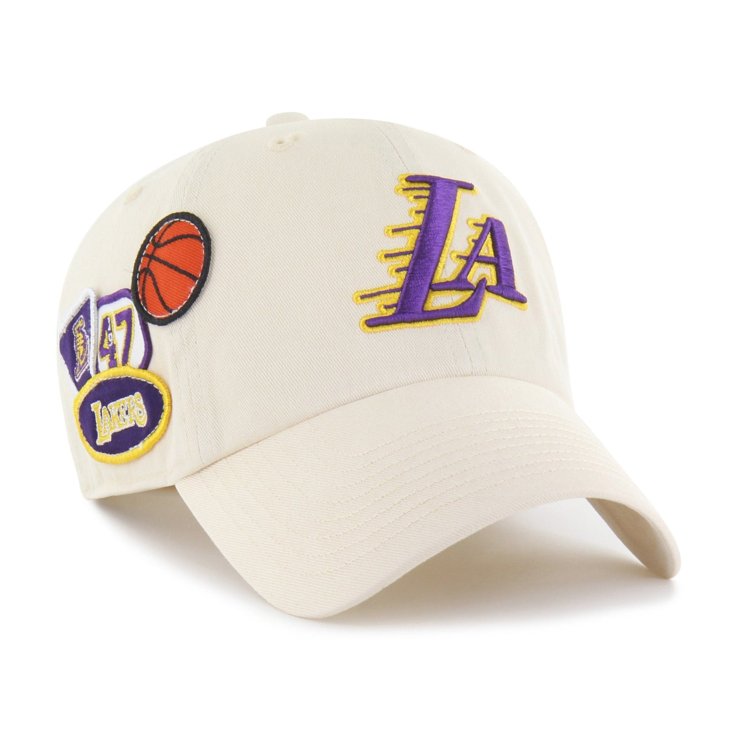LOS ANGELES LAKERS BADGES '47 CLEAN UP Official NBA Fan Gear