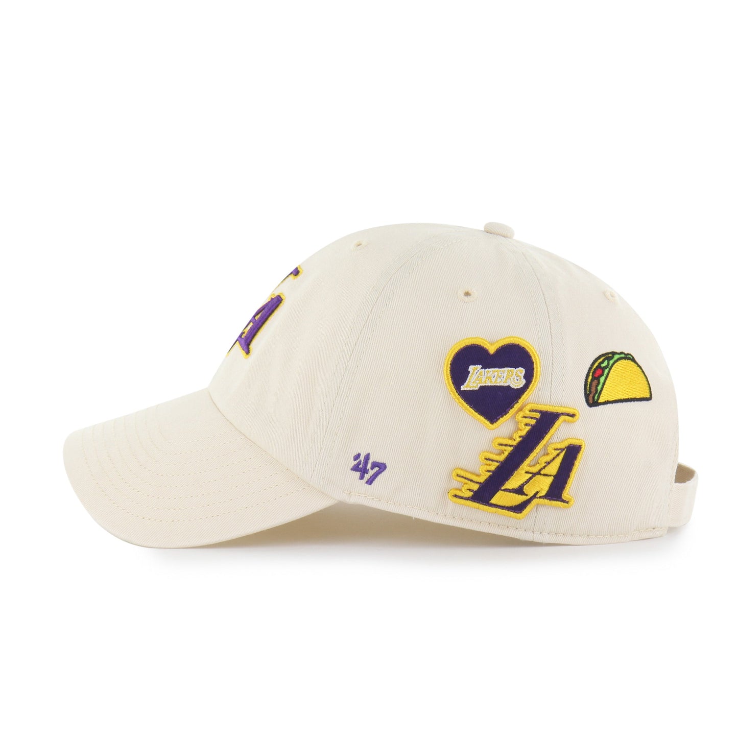 LOS ANGELES LAKERS BADGES '47 CLEAN UP Official NBA Fan Gear