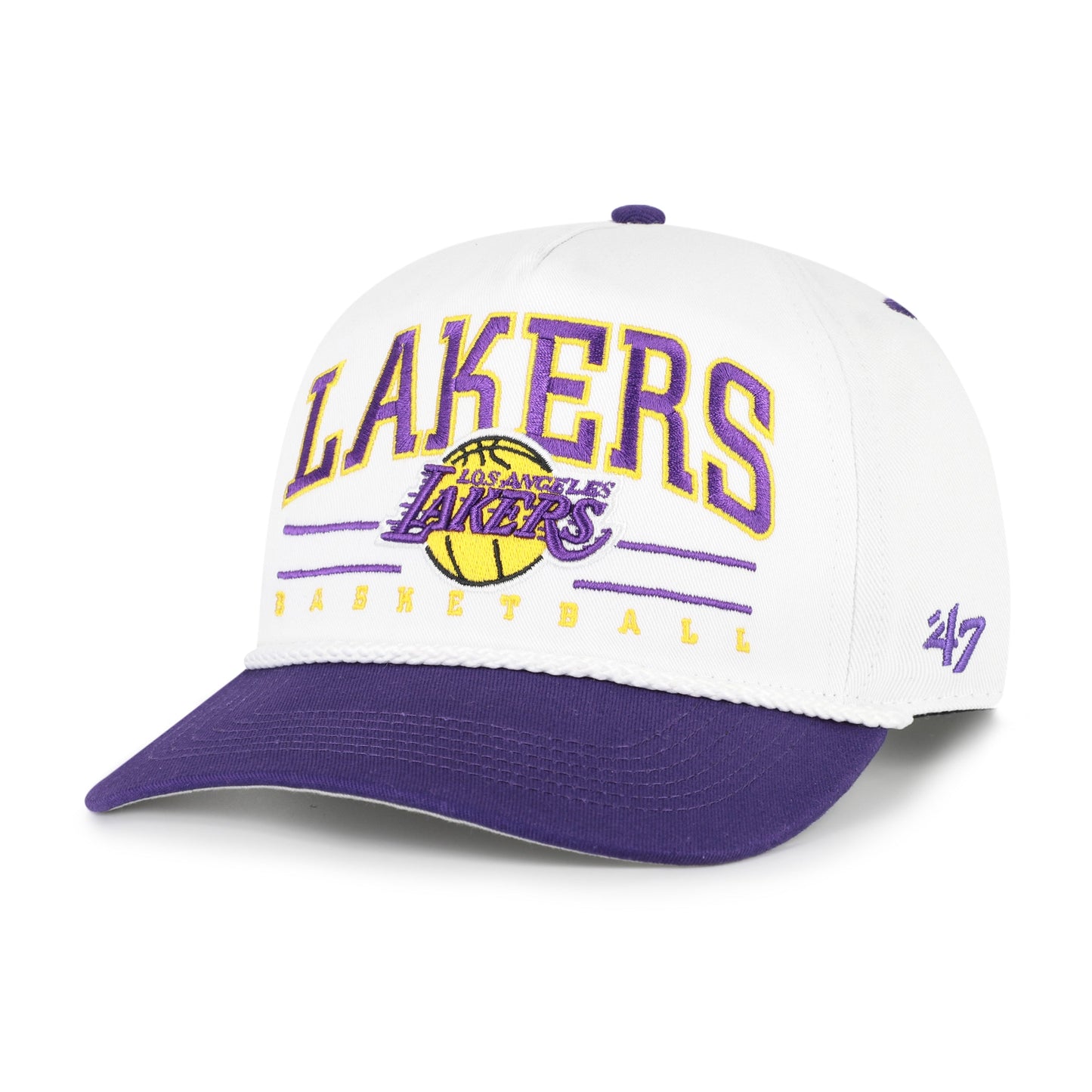 LOS ANGELES LAKERS ROSCOE ROPE TWO TONE '47 HITCH Official NBA Fan Gear