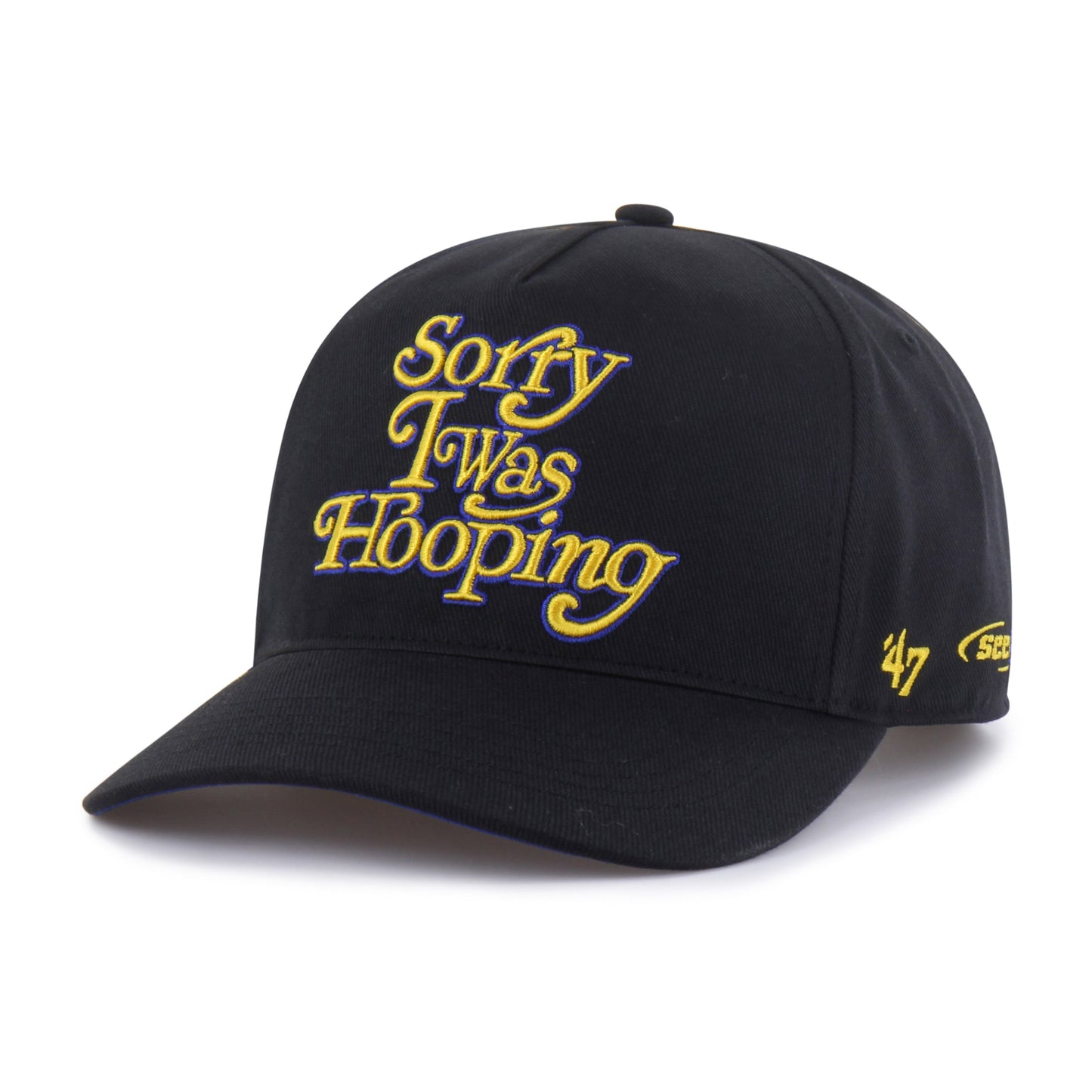 GOLDEN STATE WARRIORS X SEEN SORRY I WAS HOOPING '47 HITCH Official NBA Fan Gear