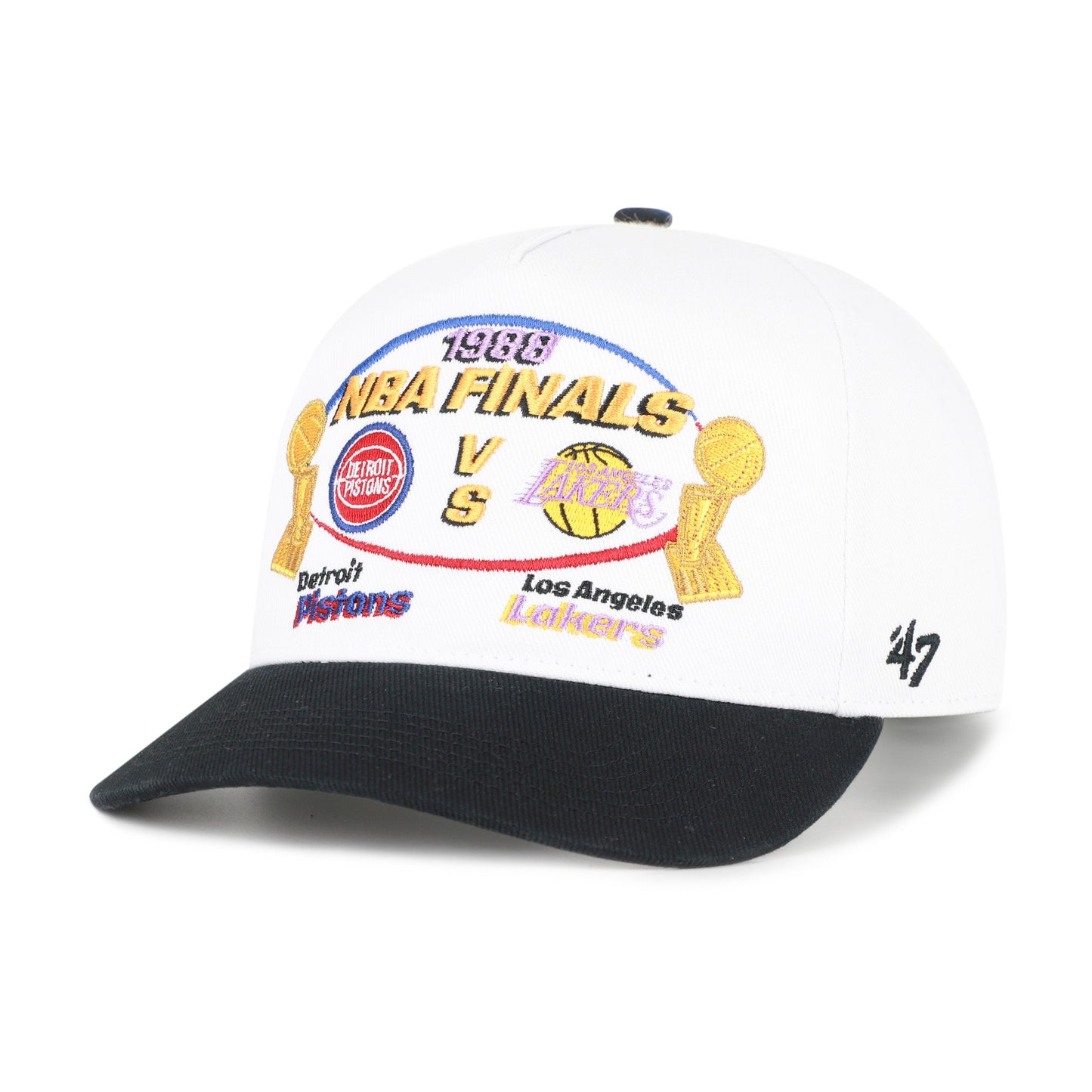 DETROIT PISTONS VS. LOS ANGELES LAKERS NBA FINALS DUELING '47 HITCH Official NBA Fan Gear