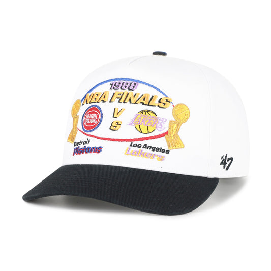 DETROIT PISTONS VS. LOS ANGELES LAKERS NBA FINALS DUELING '47 HITCH Official NBA Fan Gear