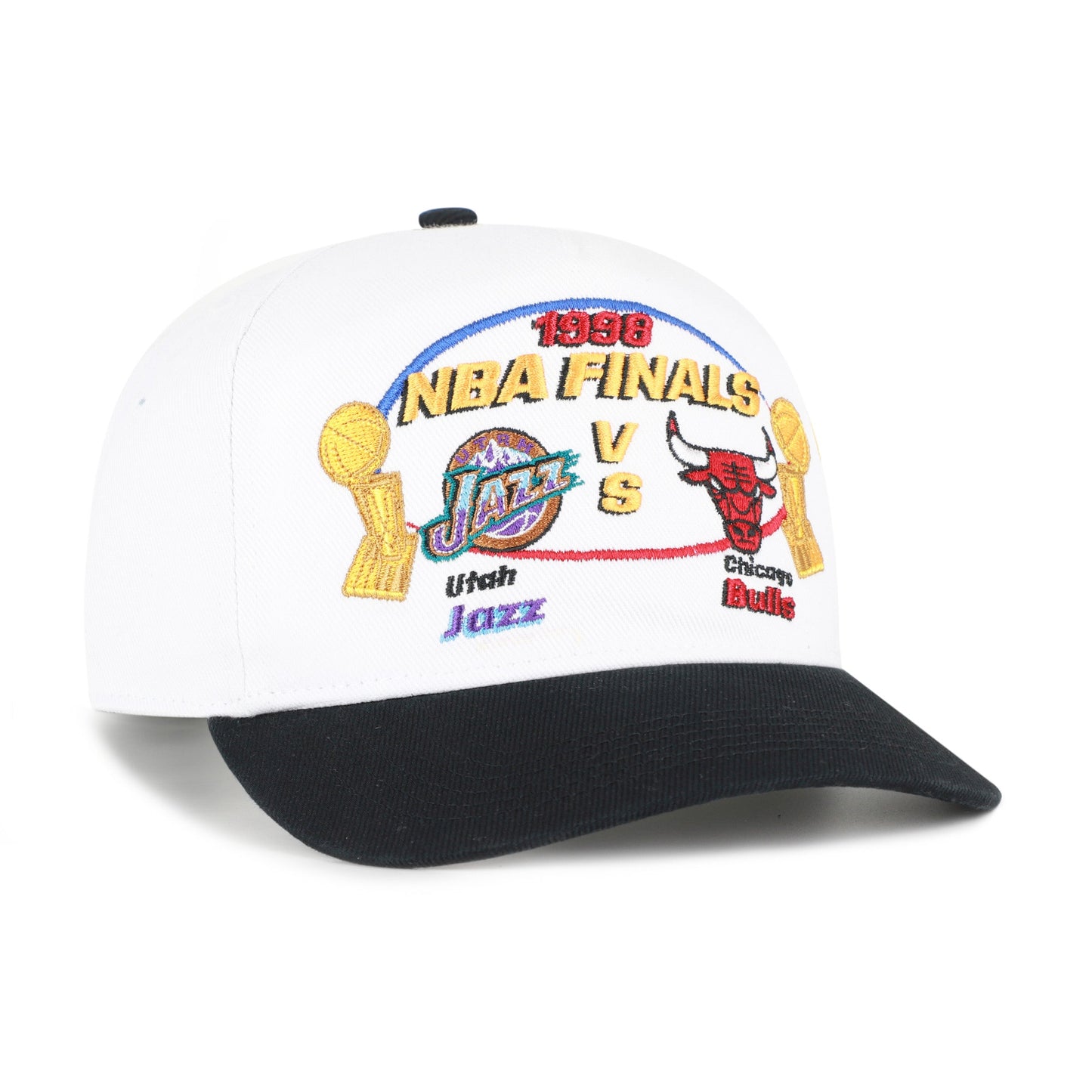 UTAH JAZZ VS. CHICAGO BULLS NBA FINALS DUELING '47 HITCH Official NBA Fan Gear