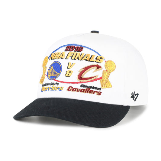 GOLDEN STATE WARRIORS VS. CLEVELAND CAVALIERS NBA FINALS DUELING '47 HITCH Official NBA Fan Gear
