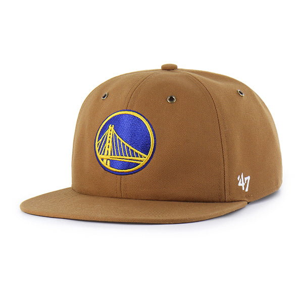 GOLDEN STATE WARRIORS CARHARTT '47 CAPTAIN RL RELAXED FIT Official NBA Team Hat Basketball Fan Cap
