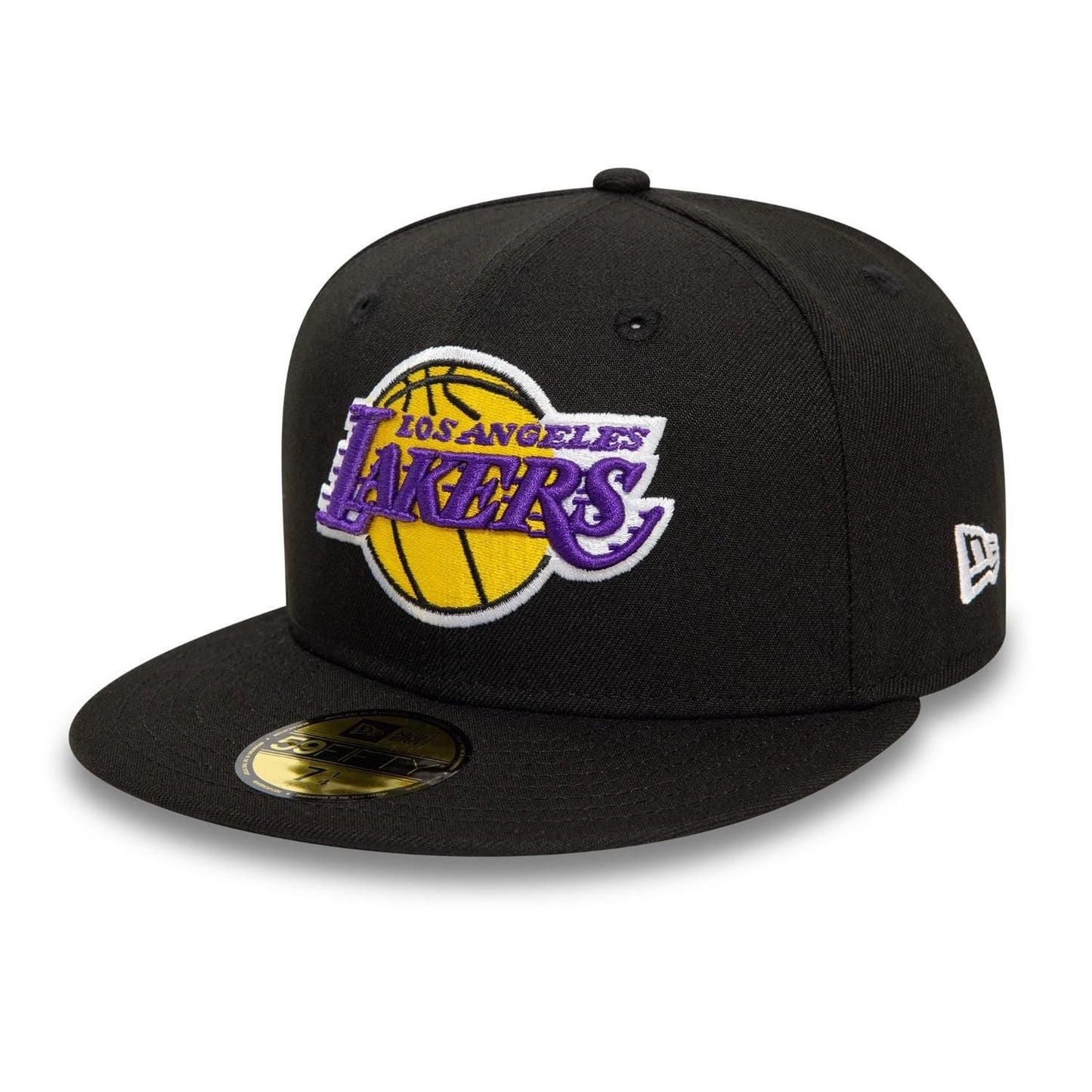 Los Angeles Lakers NBA 59FIFTY Fitted New Era Black Official NBA Fan Gear