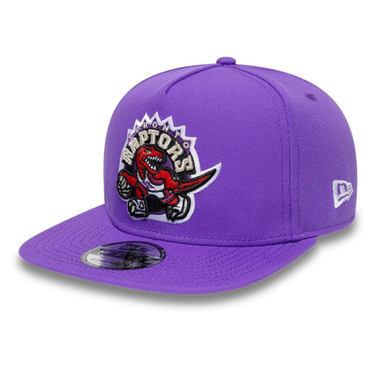 Toronto Raptors NBA Hardwood Classic 9FIFTY A-Frame Snapback New Era Purple Official NBA Fan Gear