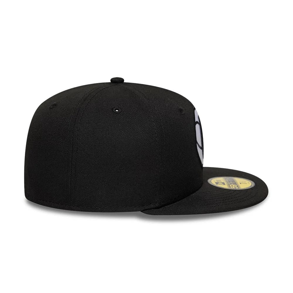 Brooklyn Nets NBA 59FIFTY Basic Fitted New Era Black Official NBA Fan Gear
