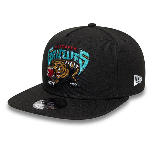 Vancouver Grizzlies NBA Hardwood Classic 9FIFTY A-Frame Snapback New Era Black Official NBA Fan Gear