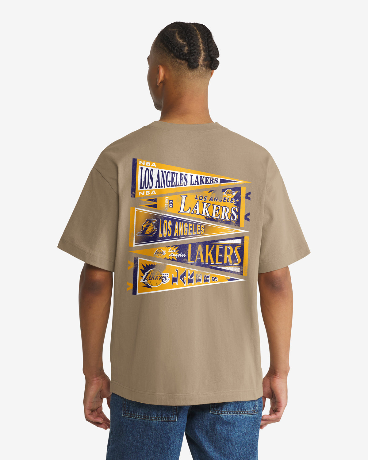 LOS ANGELES LAKERS BACKER '47 FOUNDATION TEE Official NBA Fan Gear